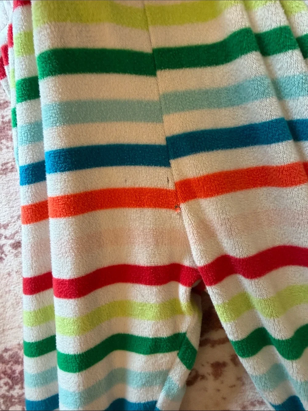 Kids Long Sleeve Rainbow Stripe Pajama Set - Multicolor